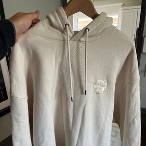 Ted Baker London Hoodie White - Albert Heavyweight Size 6 Large - New Tags On